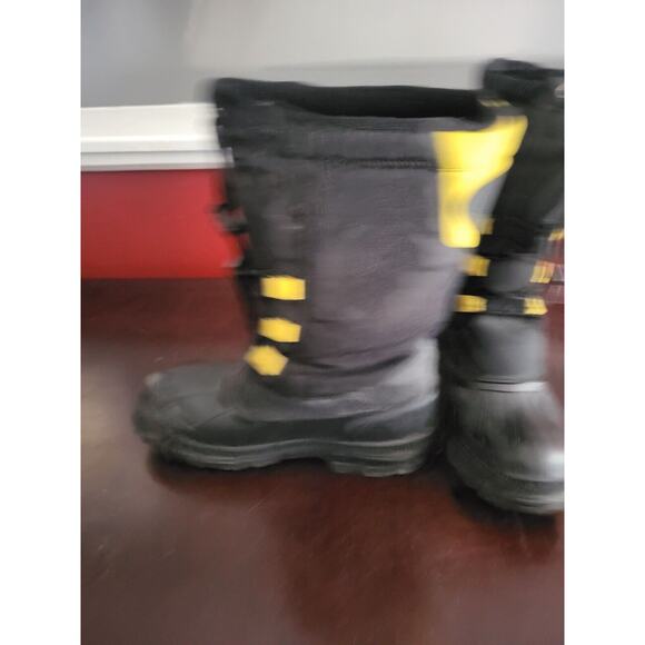 SKI-DOO X-Team SKIDOO Snowmobile Boots Yellow Black Men’s Size 6 - Picture 6 of 9